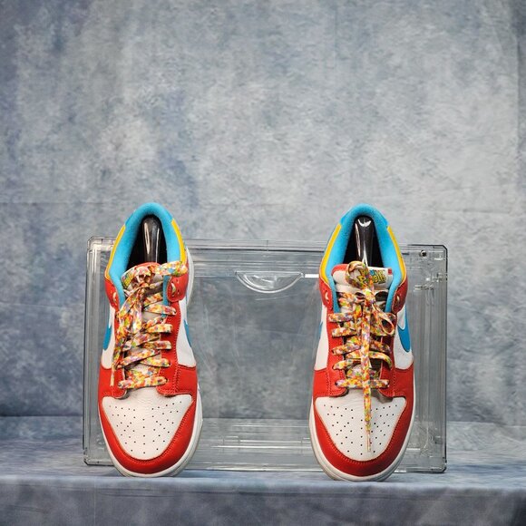 Nike Dunk Low QS LeBron James Fruity Pebbles Men's Size 8 DH8009-600 - Picture 3 of 6